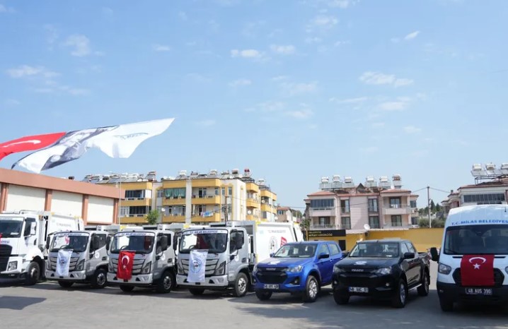 Milas Belediyesi Hizmet Kalitesini Artırmak İçin Araç Filosunu Güçlendiriyor