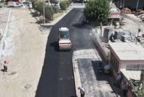 Manisa Ahmetli’de Sıcak Asfalt Çalışmaları Başladı