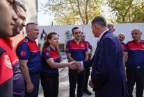 Başkan Tugay’dan İtfaiyecilere Ziyaret