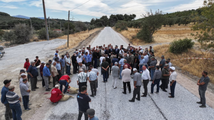 Başkan Dutlulu, Savaştepe Yolu Asfaltını Yerinde Gördü