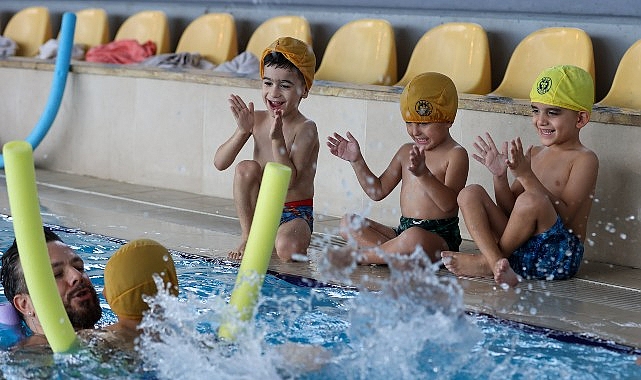 bucanin miniklerine ucretsiz egitimden sonra simdi de havuz keyfi
