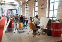 fisekhanede cumhuriyetin ruhu sanatla bulusuyor