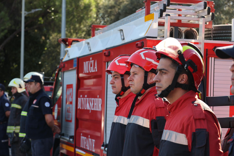 Muğla’da İtfaiye Haftası 13 İlçede Eş Zamanlı Kutlandı
